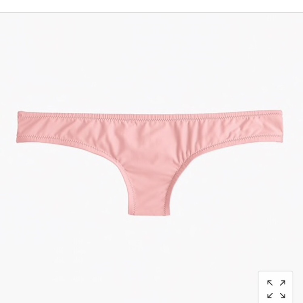 J Crew Surf hipster bikini bottom mineral pink‎